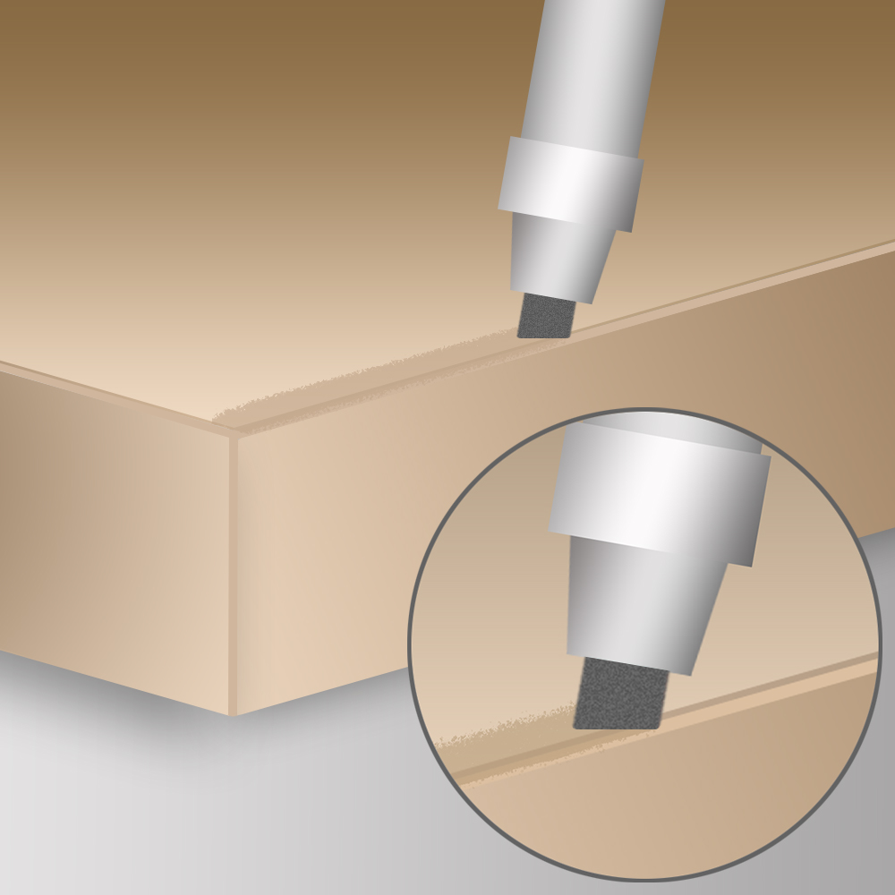 Schema der manuellen Anwendung des STOPGAP PEN.